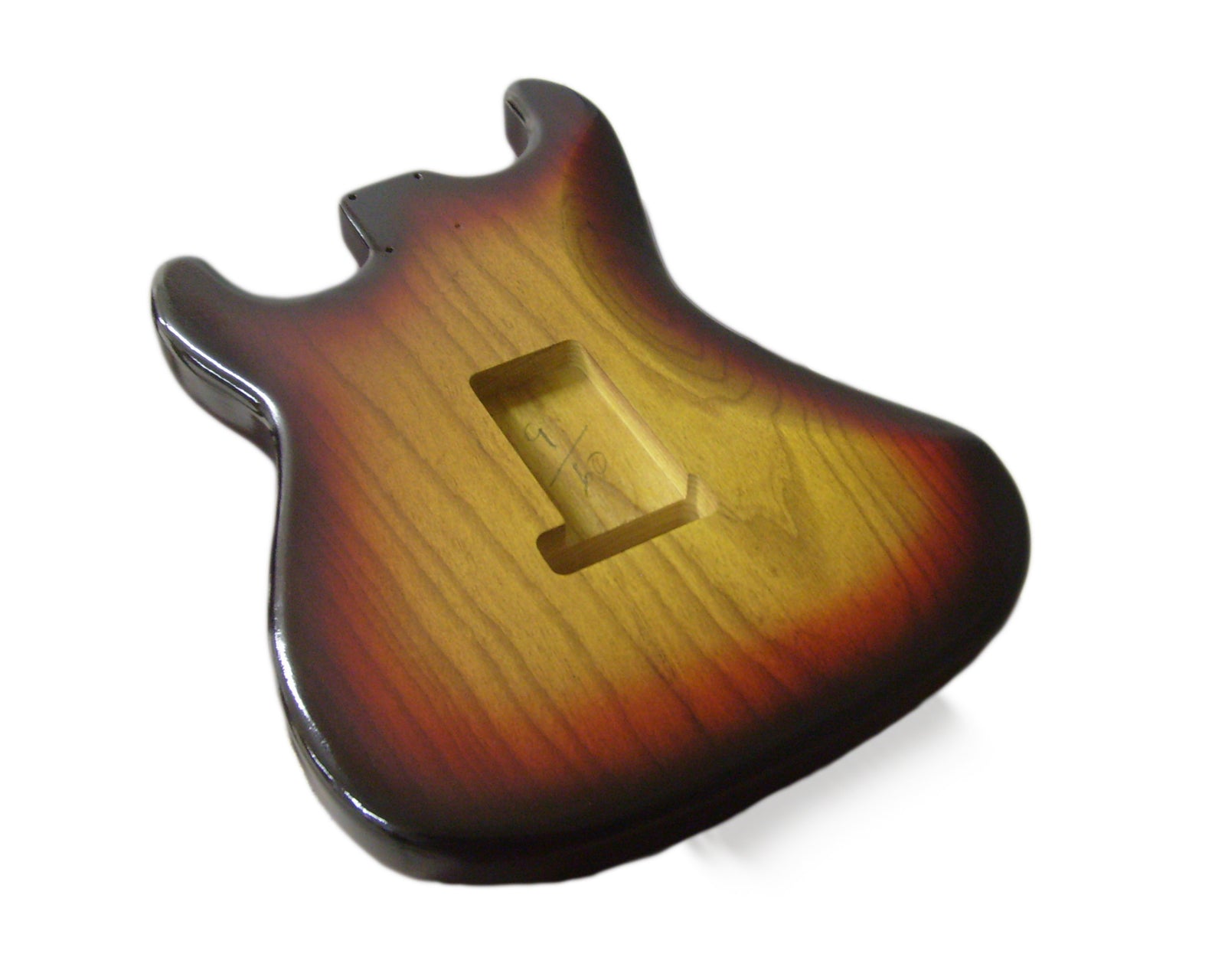 Sunburst finish with over the pond guy