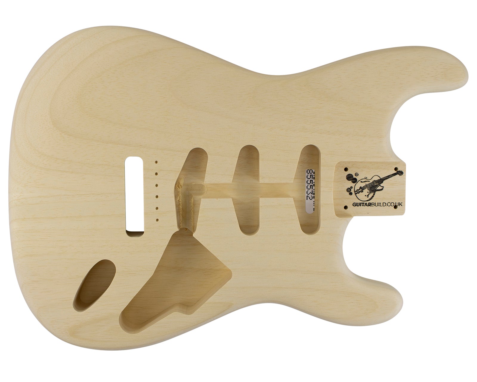 SC SSS BODY 2pc White Limba 1.4 Kg - 855532-Guitar Bodies - In Stock-Guitarbuild