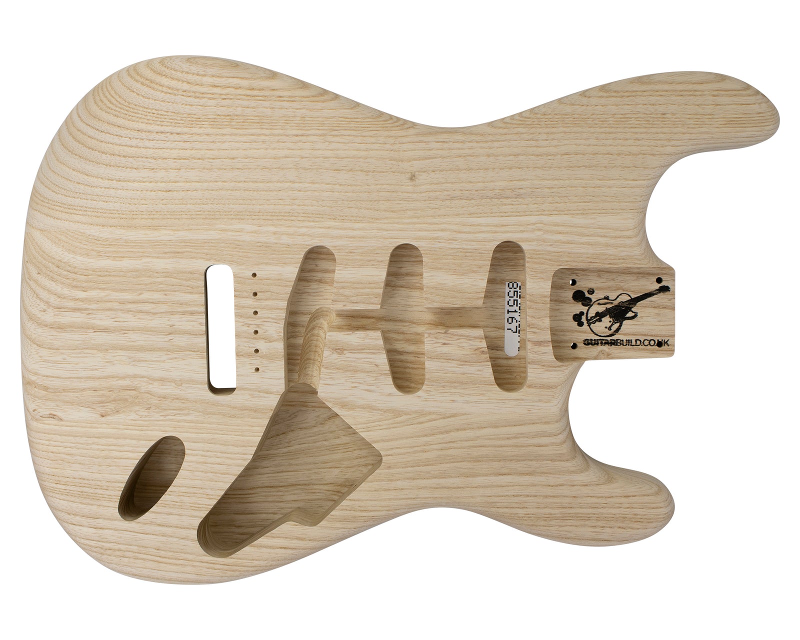 SC SSS BODY - 1960's 3pc Swamp Ash 2.1 Kg - 855167-Guitar Bodies - In Stock-Guitarbuild