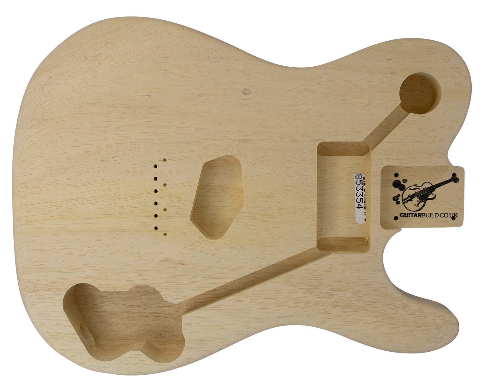 TC CUSTOM 3pc White Limba 1.4 Kg - 853354-Guitar Bodies - In Stock-Guitarbuild