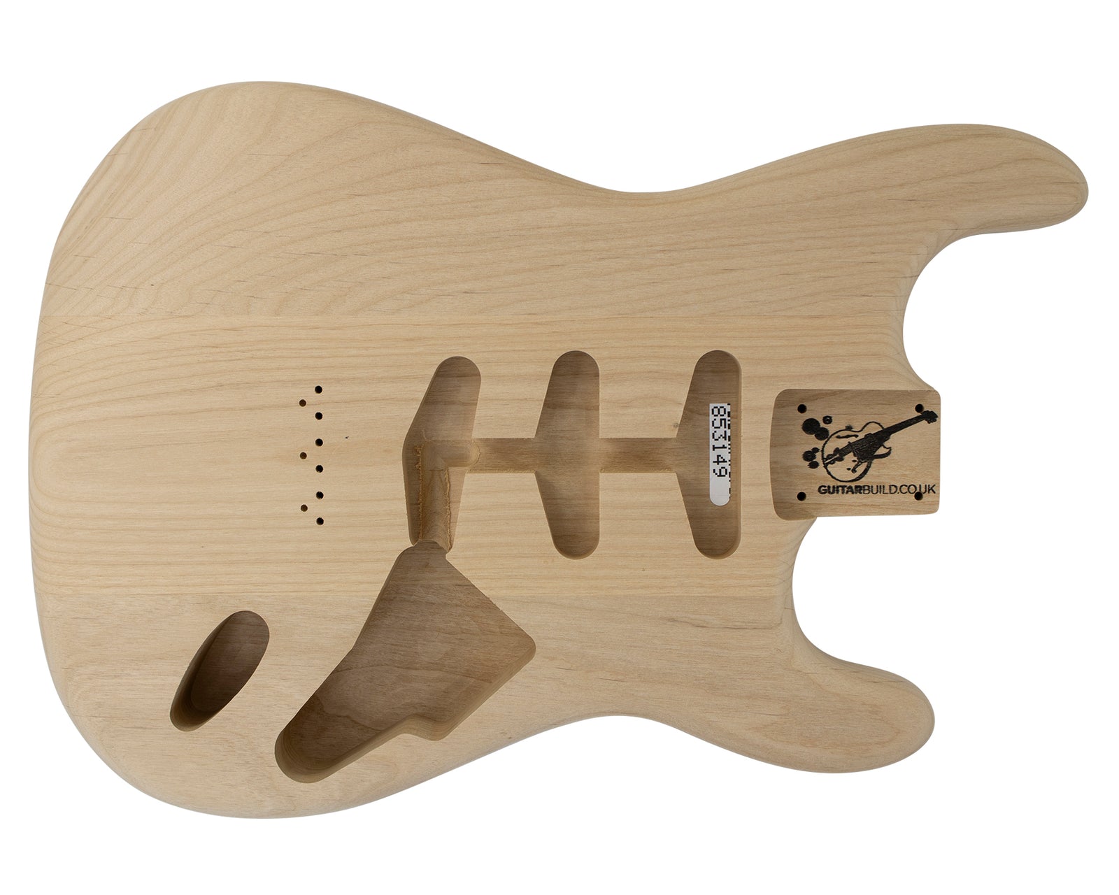 SC SSS BODY - HARDTAIL 3pc Alder 1.9 Kg - 853149-Guitar Bodies - In Stock-Guitarbuild