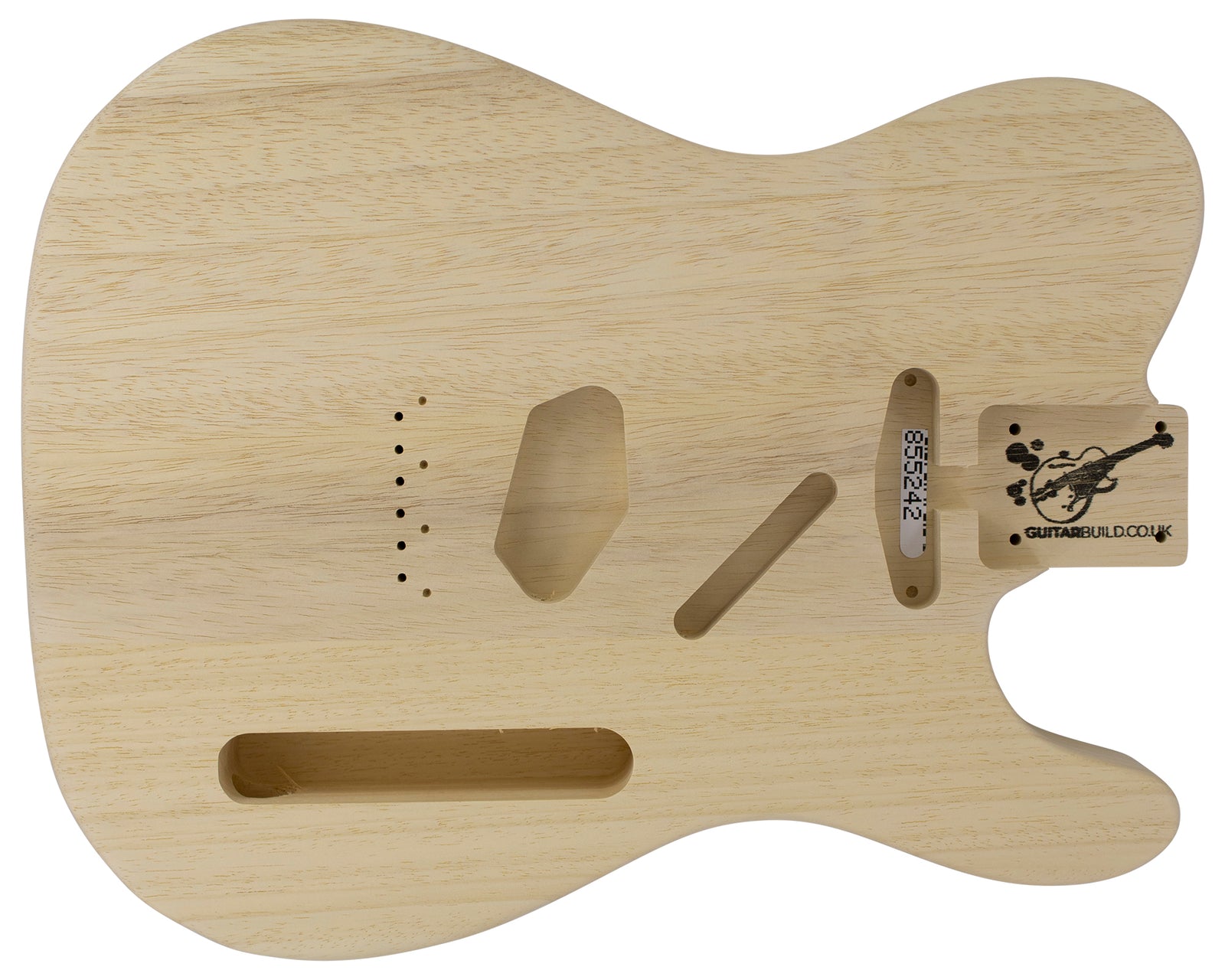 TC SS BODY - 1950's 2pc White Limba 1.5 Kg - 855242-Guitar Bodies - In Stock-Guitarbuild