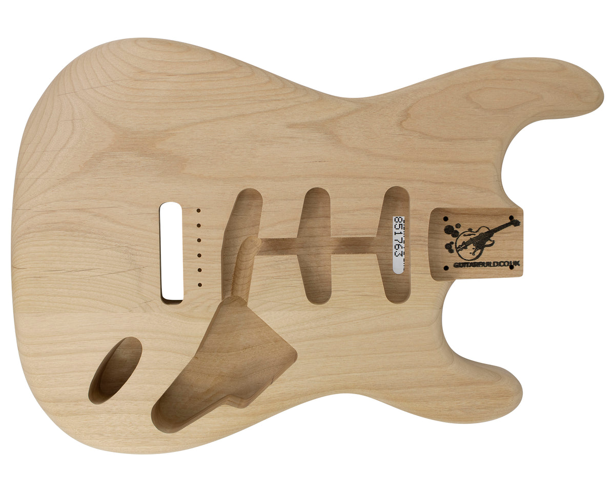 SC SSS BODY - 1960&#39;s 2pc Alder 1.8 Kg - 851763-Guitar Bodies - In Stock-Guitarbuild