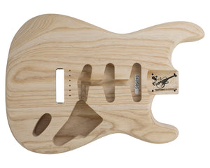 SC SSS BODY 3pc Baseball Bat Ash 2.4 Kg - 848503-Guitar Bodies - In Stock-Guitarbuild