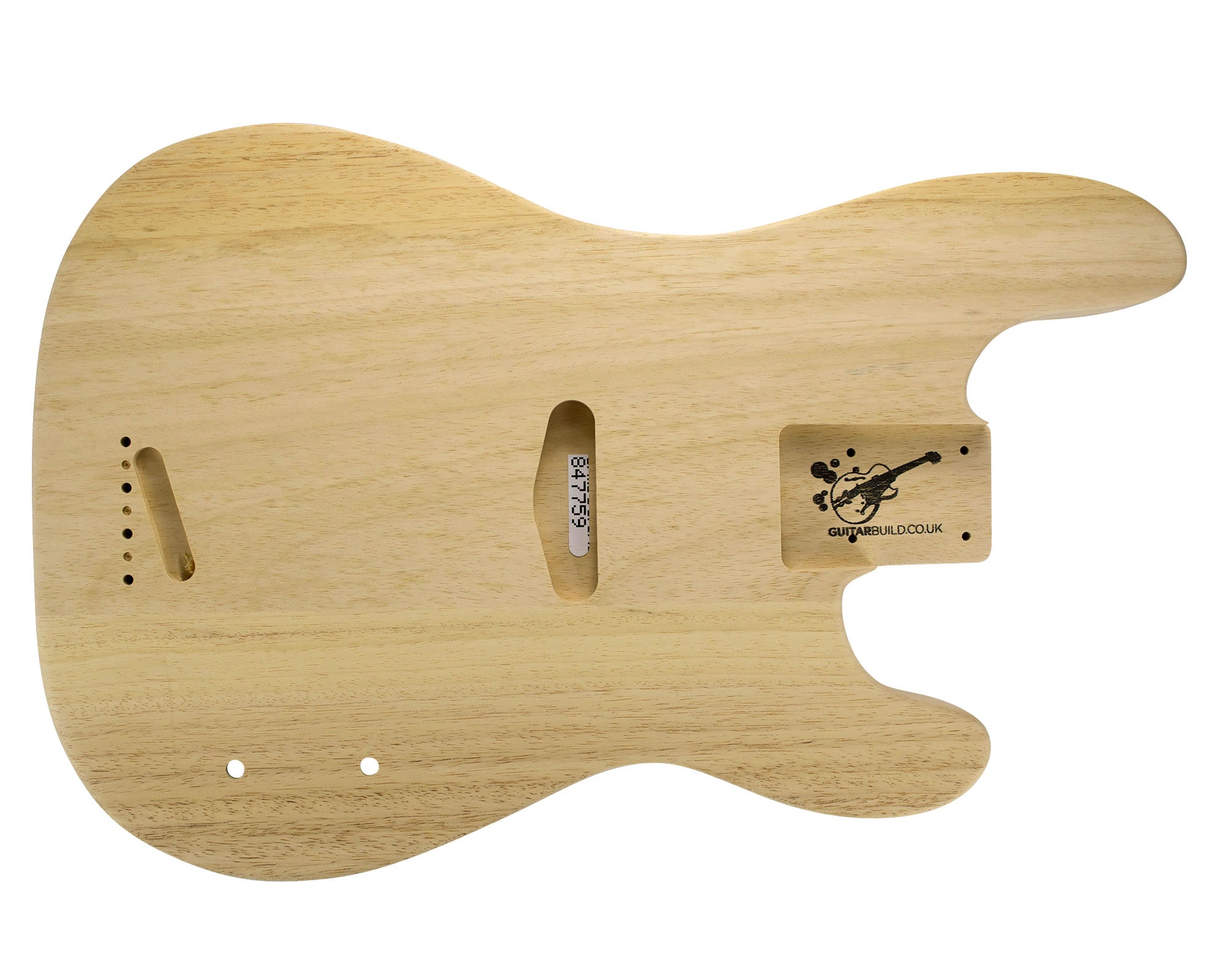 PB CUSTOM BODY 2pc White Limba 1.9 Kg - 847759-Bass Bodies - In Stock-Guitarbuild