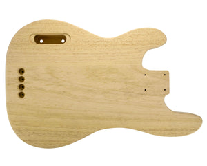 PB CUSTOM BODY 2pc White Limba 1.9 Kg - 847759-Bass Bodies - In Stock-Guitarbuild