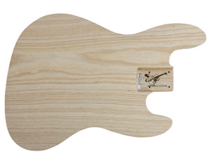 JB SHAPED WOOD BLANK 1pc Swamp Ash 2.6 Kg - 848268-Bass Bodies - In Stock-Guitarbuild