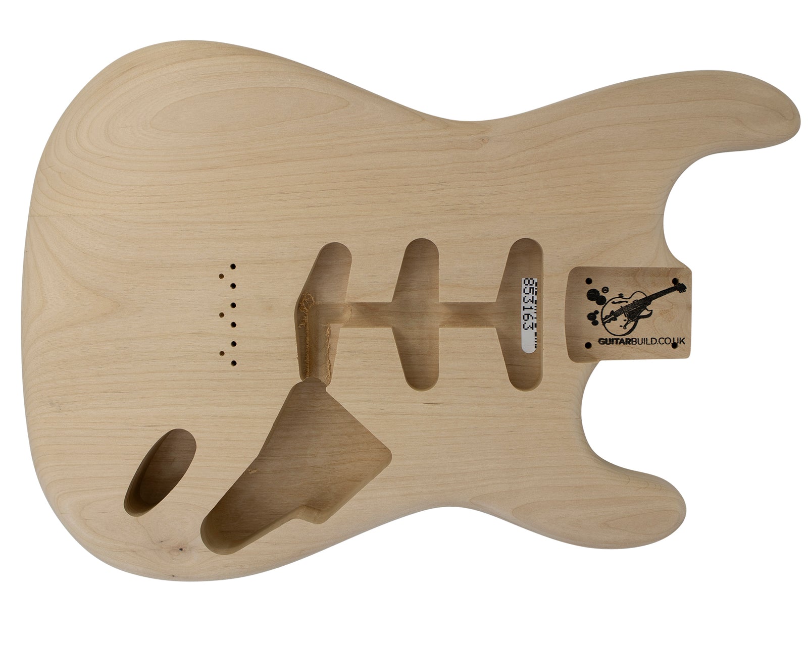 SC SSS BODY - HARDTAIL 3pc Alder 1.8 Kg - 853163-Guitar Bodies - In Stock-Guitarbuild