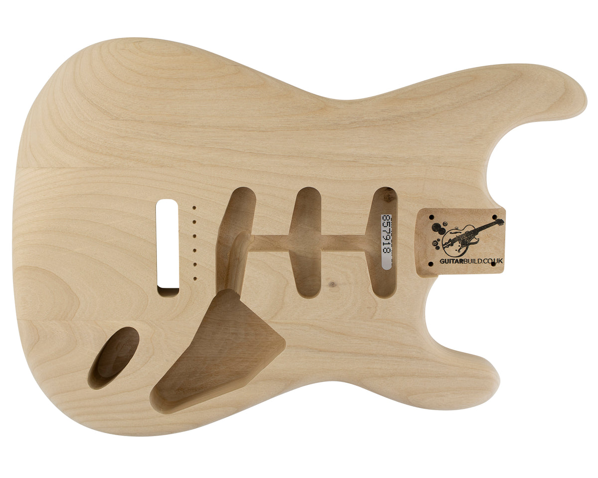 SC SSS BODY - 1950's 3pc Alder 1.7 Kg - 857918-Guitar Bodies - In Stock-Guitarbuild