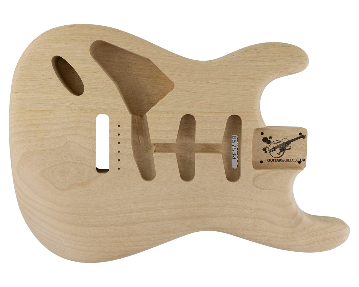 SC SSS BODY - 1950's 2pc Alder 1.8 Kg - 857680-Guitar Bodies - In Stock-Guitarbuild
