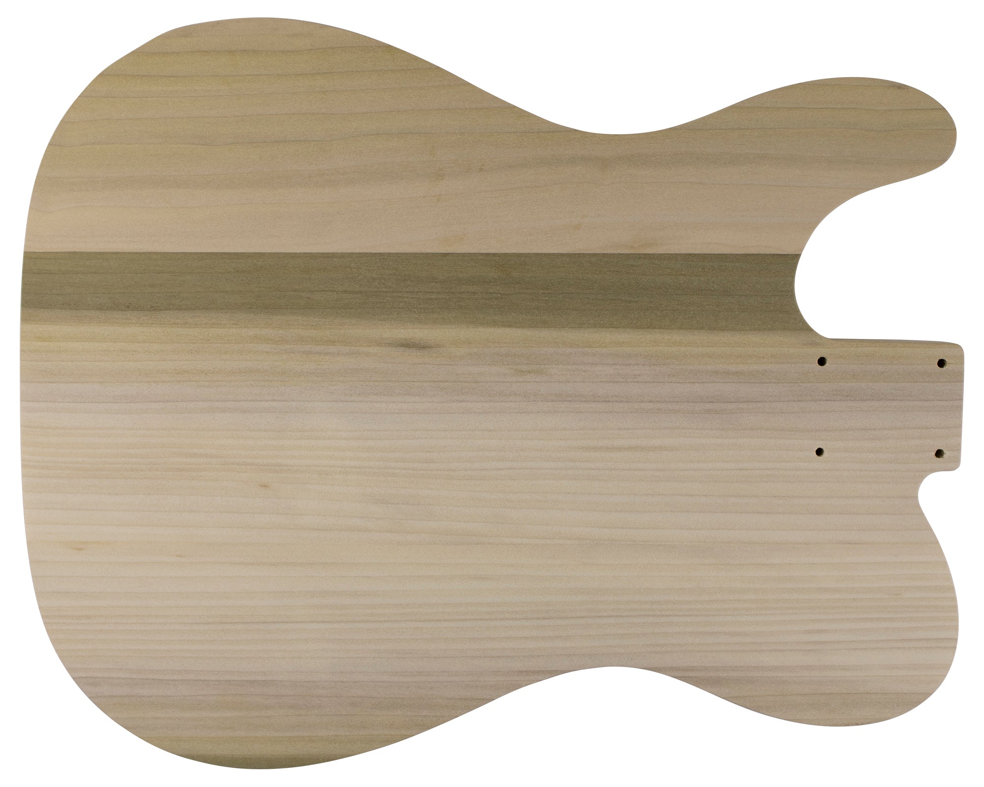 TC SHAPED WOOD BLANK 3pc Poplar 2 Kg - 855440-Guitar Bodies - In Stock-Guitarbuild