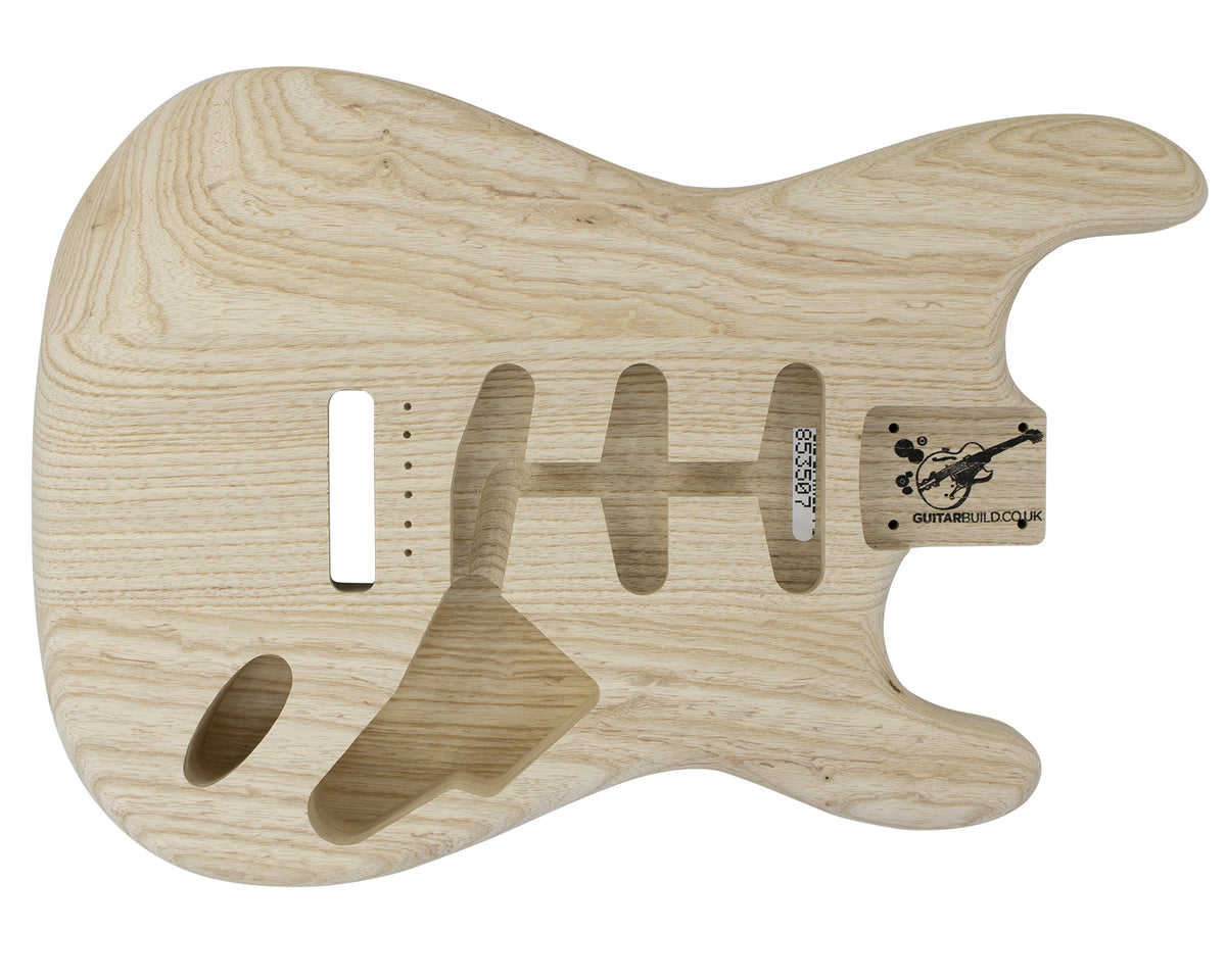 SC SSS BODY - 1960&#39;s 3pc Swamp Ash 1.9 Kg - 853507-Guitar Bodies - In Stock-Guitarbuild