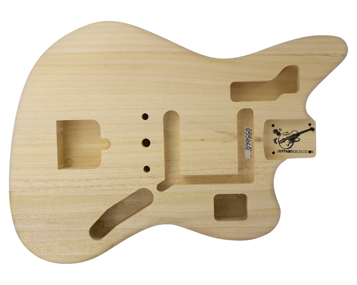 JG VINTAGE BODY 2pc White Limba 1.9 Kg - 855068-Guitar Bodies - In Stock-Guitarbuild