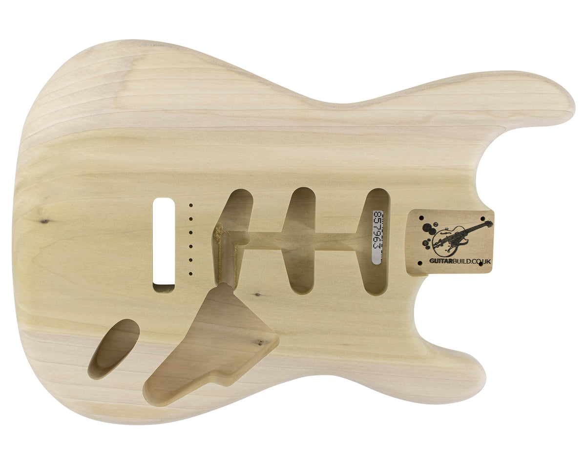 SC SSS BODY 1pc Poplar 2.2 Kg - 857963-Guitar Bodies - In Stock-Guitarbuild