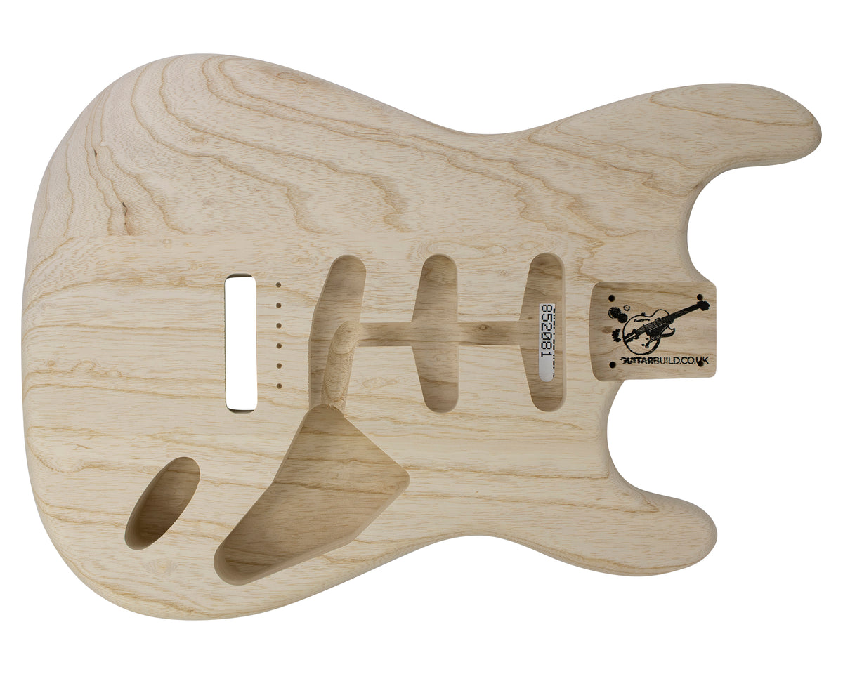SC SSS BODY - 1950&#39;s 3pc Swamp Ash 1.7 Kg - 852081-Guitar Bodies - In Stock-Guitarbuild