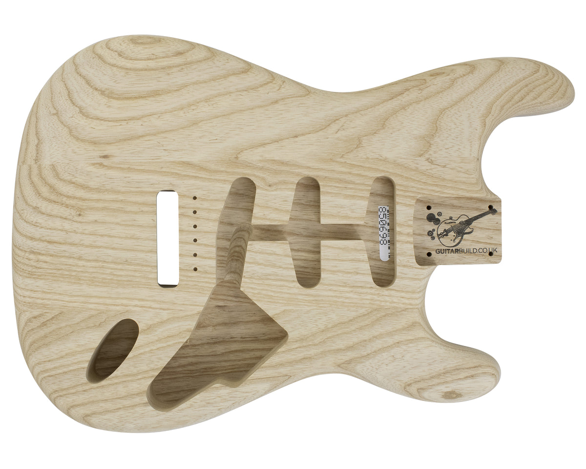 SC SSS BODY - 1960&#39;s 3pc Swamp Ash 1.7 Kg - 850698-Guitar Bodies - In Stock-Guitarbuild