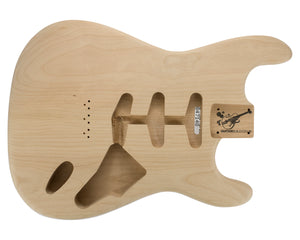 SC SSS BODY - HARDTAIL 2pc Alder 1.9 Kg - 847148-Guitar Bodies - In Stock-Guitarbuild