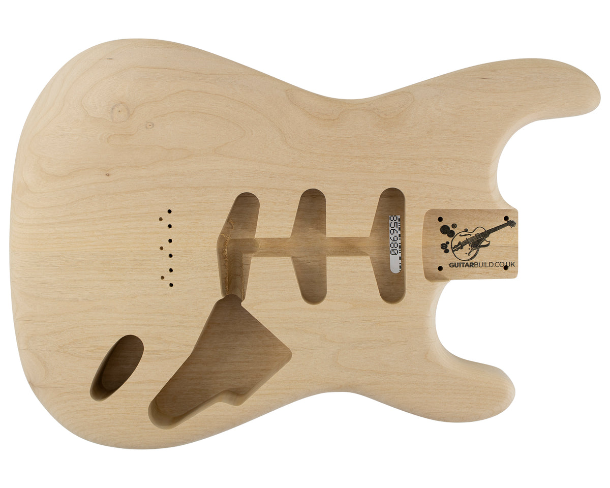 SC SSS BODY - HARDTAIL 2pc Alder 2 Kg - 856980-Guitar Bodies - In Stock-Guitarbuild