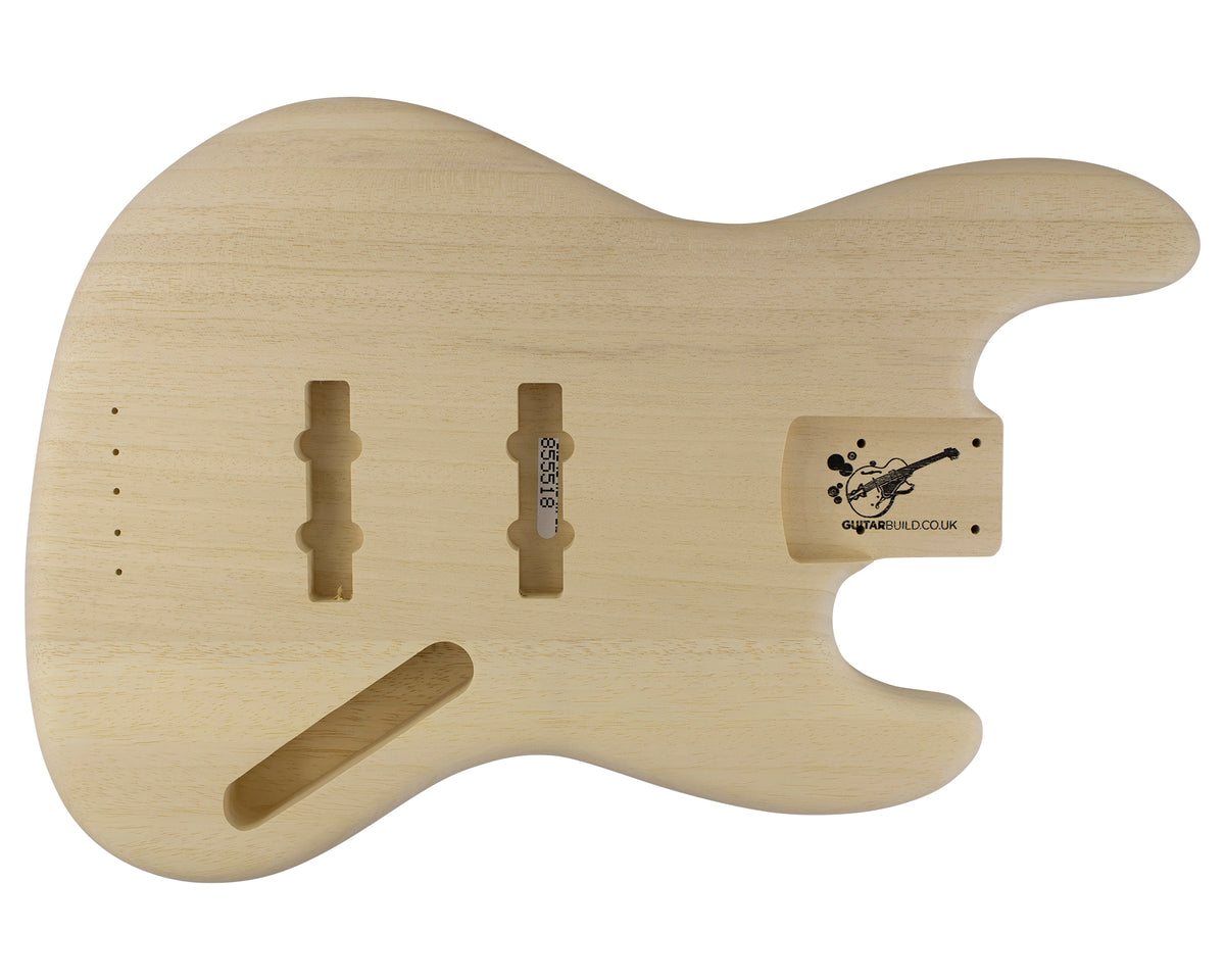 JB BODY 1960 2pc White Limba 1.5 Kg - 855518-Bass Bodies - In Stock-Guitarbuild