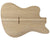 TM BODY 2pc Baseball Bat Ash 3.2 Kg - 855372-Guitar Bodies - In Stock-Guitarbuild