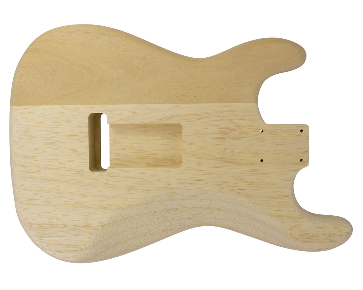 SC SSS BODY - 1950&#39;s 2pc White Limba 1.6 Kg - 855136-Guitar Bodies - In Stock-Guitarbuild