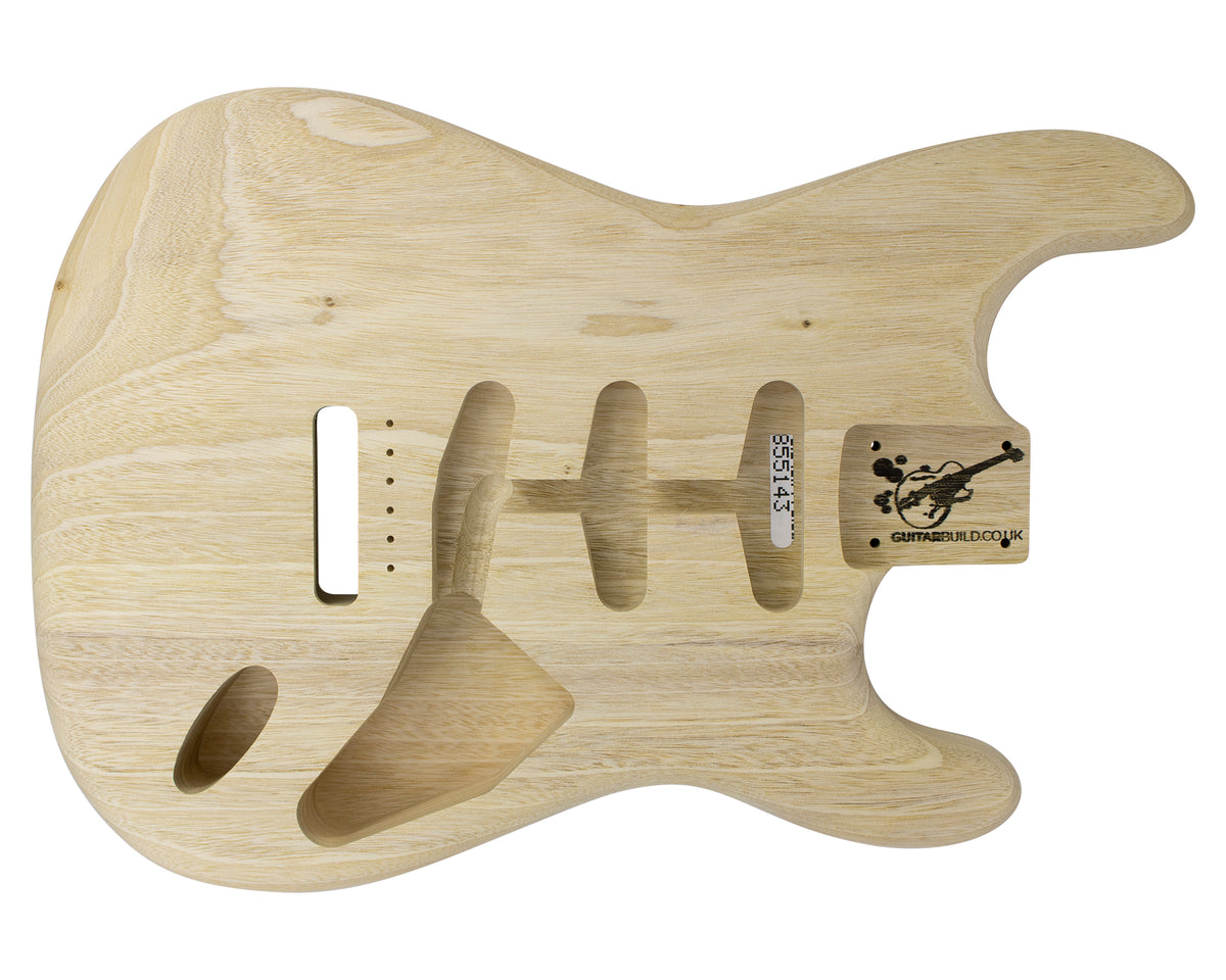 SC SSS BODY - 1950&#39;s 2pc Korina 1.8 Kg - 855143-Guitar Bodies - In Stock-Guitarbuild