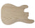 PB BODY - 1960's 1pc Swamp Ash 2.1 Kg - 854399-Bass Bodies - In Stock-Guitarbuild
