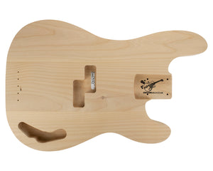PB BODY 66 SLAB 3pc Alder 2.4 Kg - 846592-Bass Bodies - In Stock-Guitarbuild