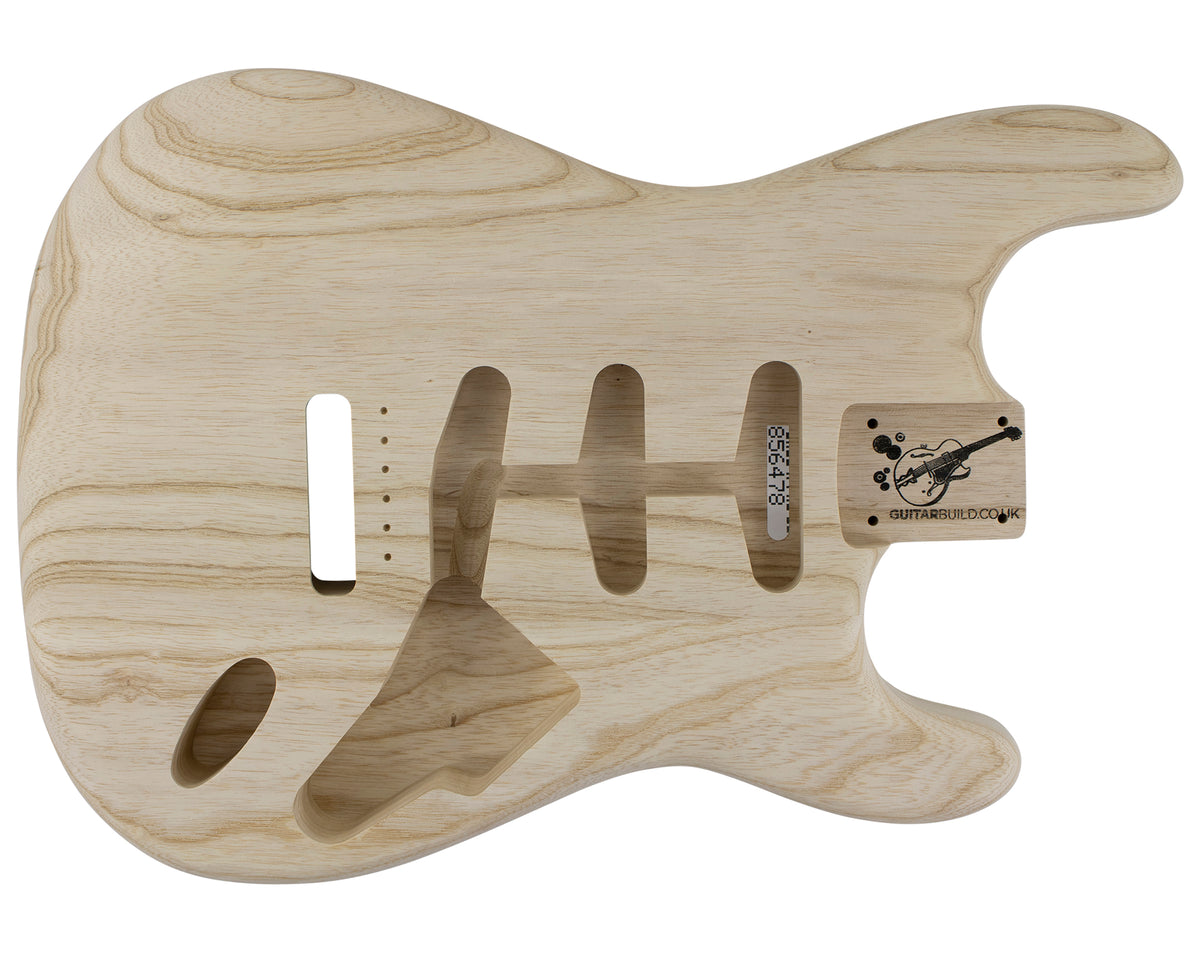 SC SSS BODY - 1960's 2pc Swamp Ash 1.6 Kg - 856478-Guitar Bodies - In Stock-Guitarbuild