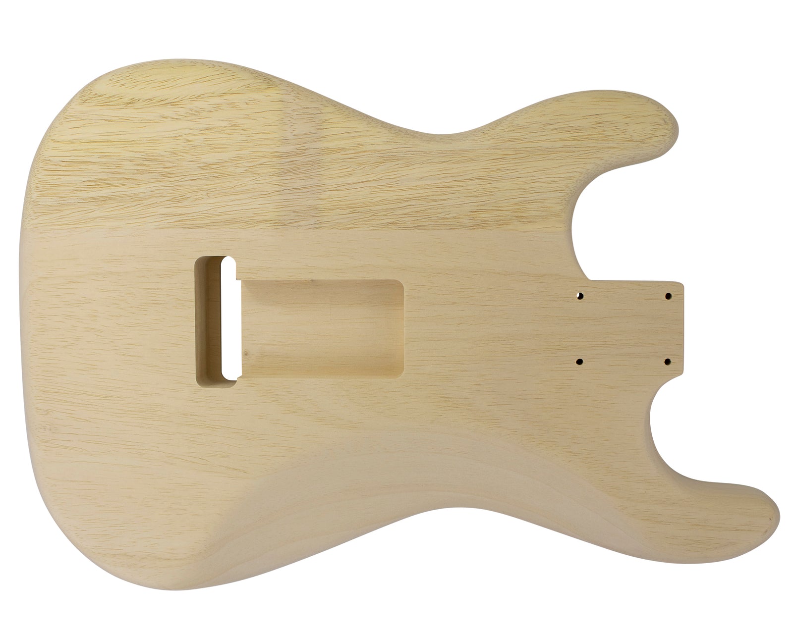SC SSS BODY - 1960's 2pc White Limba 1.4 Kg - 855174-Guitar Bodies - In Stock-Guitarbuild
