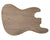 JB BODY 1960 1pc Walnut 2.8 Kg - 854689-Bass Bodies - In Stock-Guitarbuild