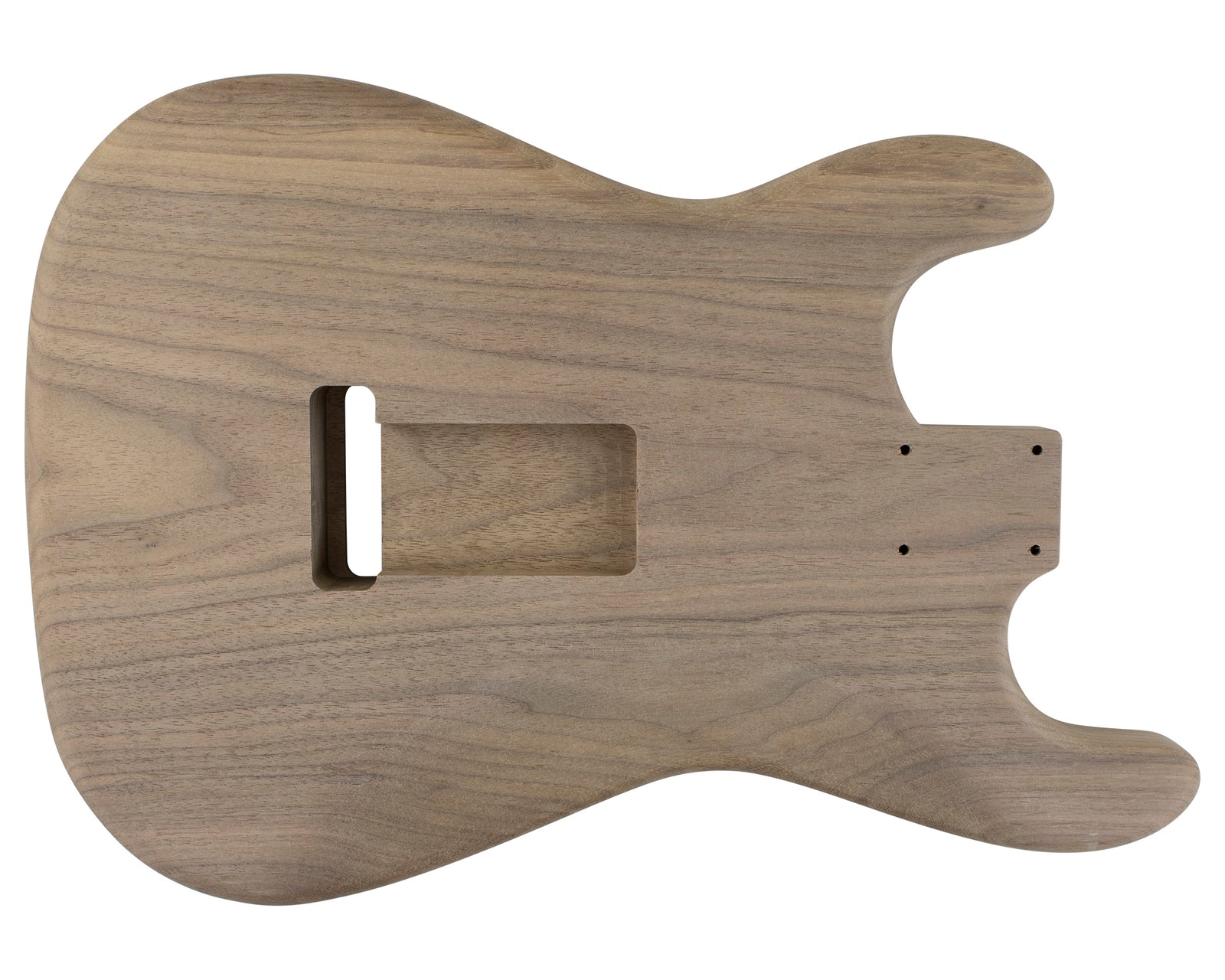 SC SSS BODY - 1960's 1pc Walnut 2.4 Kg - 855600-Guitar Bodies - In Stock-Guitarbuild