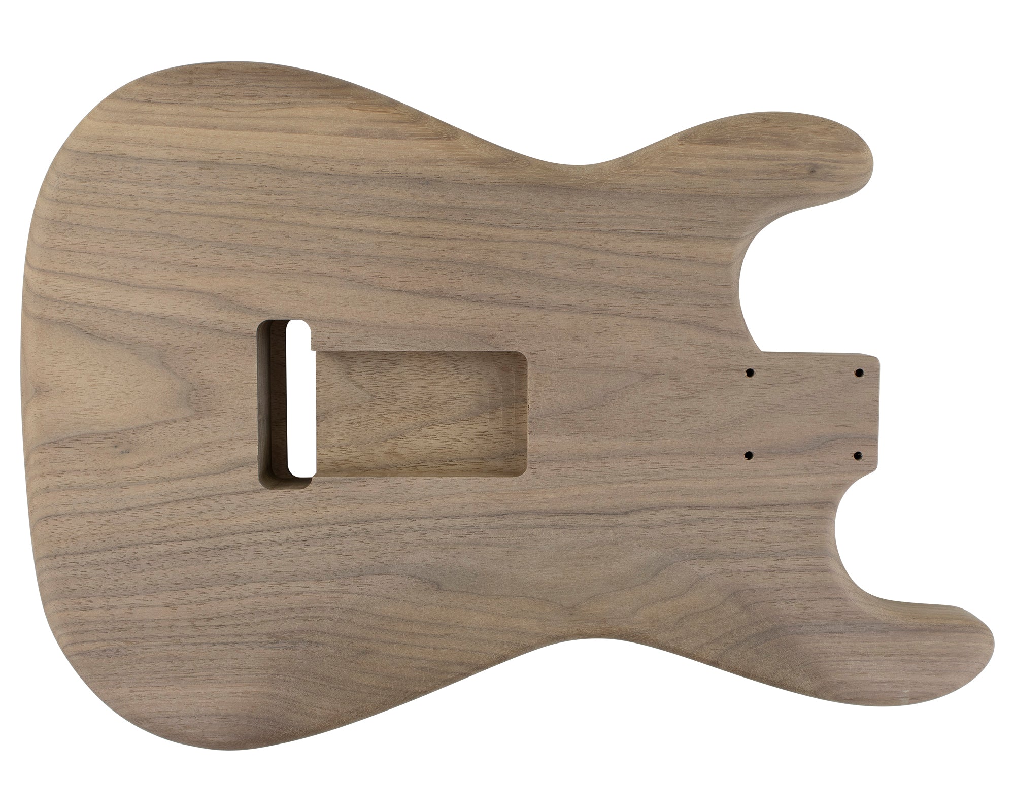 SC SSS BODY - 1960's 1pc Walnut 2.4 Kg - 855600-Guitar Bodies - In Stock-Guitarbuild