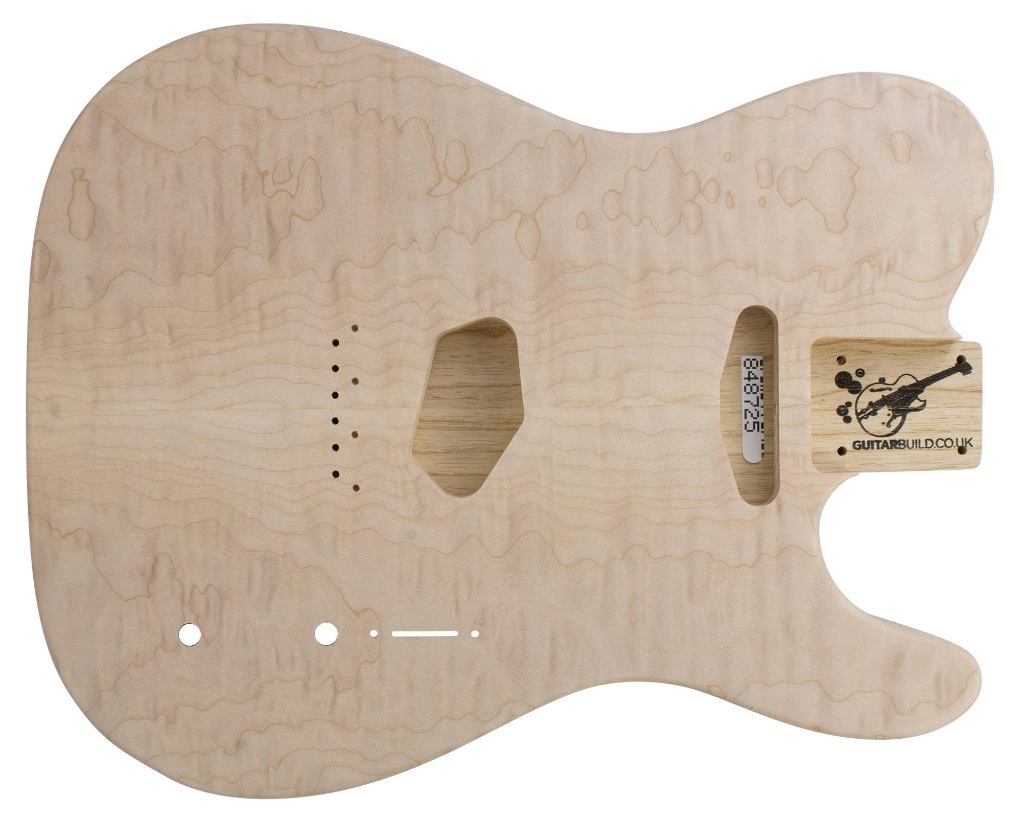 TC BODY 2pc Swamp Ash (Quilted Maple Top) 1.6 Kg - 848725-Guitar Bodies - In Stock-Guitarbuild