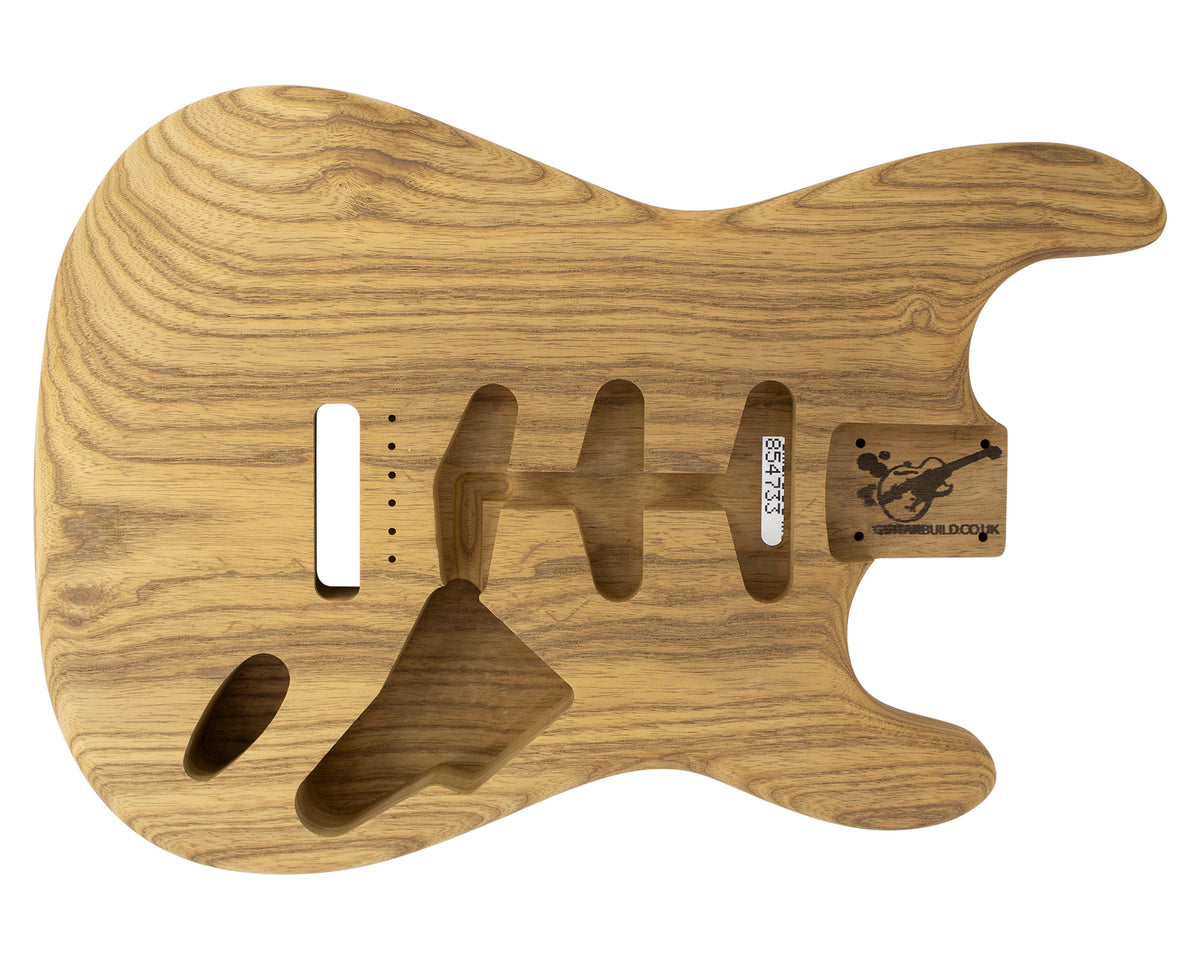 SC SSS BODY 1pc Roasted Swamp Ash 1.5 Kg - 854733-Guitar Bodies - In Stock-Guitarbuild