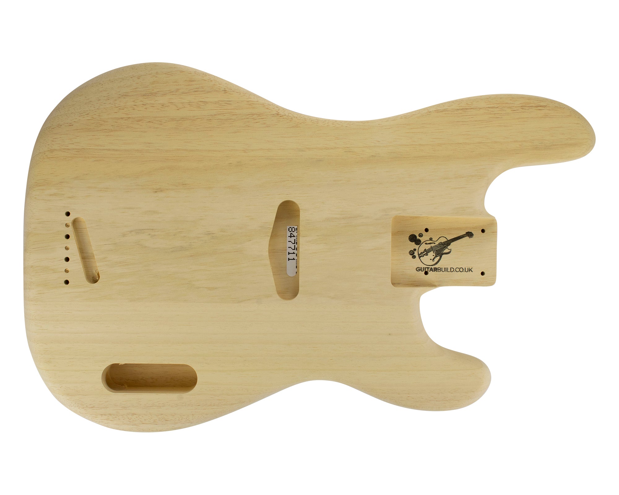 PB BODY 54 2pc White Limba 1.8 Kg - 847711-Bass Bodies - In Stock-Guitarbuild