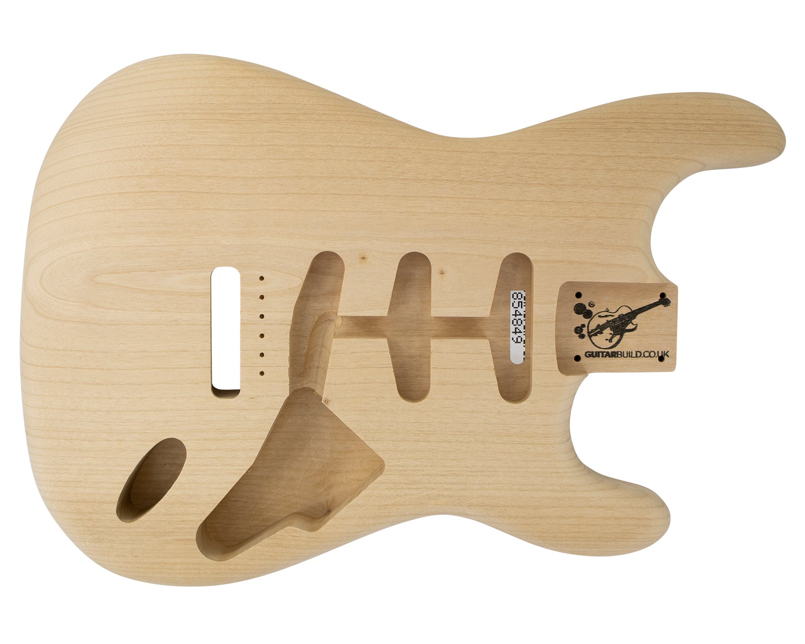 SC SSS BODY - 1960's 1pc Alder 1.6 Kg - 854849-Guitar Bodies - In Stock-Guitarbuild