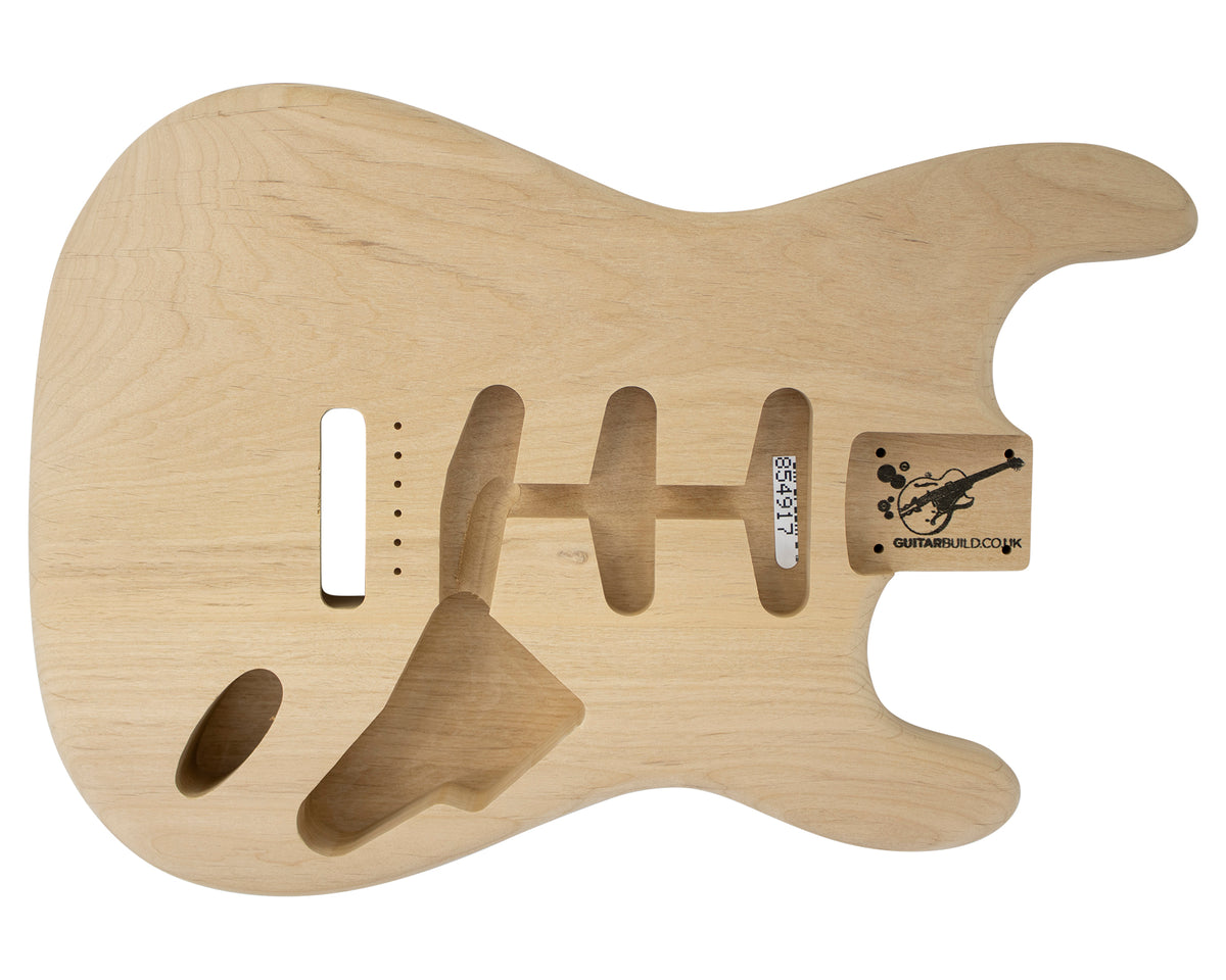 SC SSS BODY - 1960&#39;s 2pc Alder 2 Kg - 854917-Guitar Bodies - In Stock-Guitarbuild