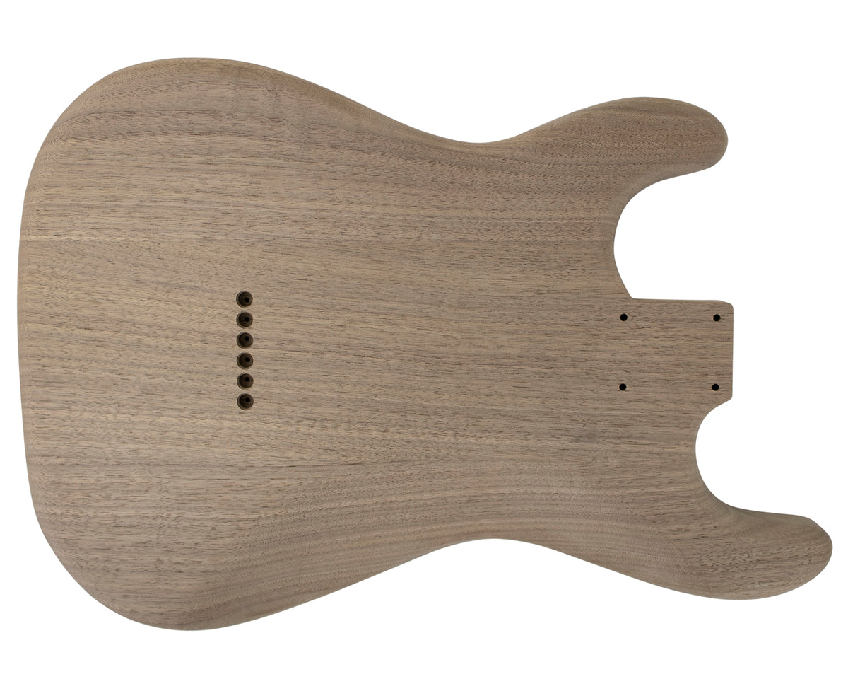 SC SSS BODY - HARDTAIL 3pc Walnut 2.1 Kg - 854924-Guitar Bodies - In Stock-Guitarbuild