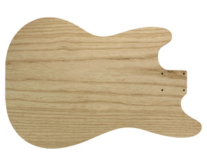 MS SHAPED WOOD BLANK 1pc Swamp Ash 2.1 Kg - 848183-Guitar Bodies - In Stock-Guitarbuild