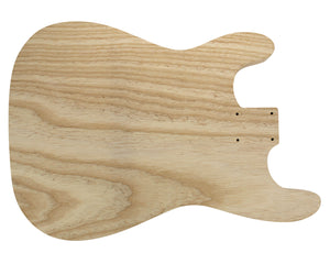 SC SHAPED WOOD BLANK 1pc Swamp Ash 2.2 Kg - 848190-Guitar Bodies - In Stock-Guitarbuild