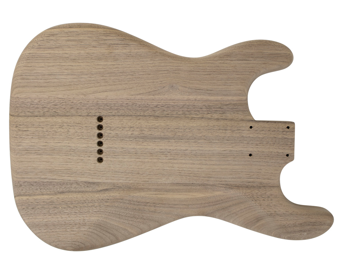 SC SSS BODY - HARDTAIL 3pc Walnut 2.2 Kg - 854948-Guitar Bodies - In Stock-Guitarbuild