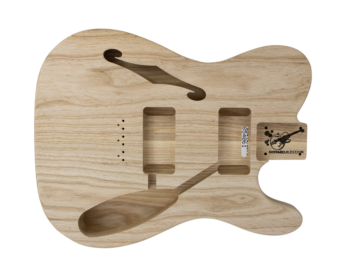 TC BODY - HOLLOW REAR - THINLINE 2pc Swamp Ash 2 Kg - 854061-Guitar Bodies - In Stock-Guitarbuild