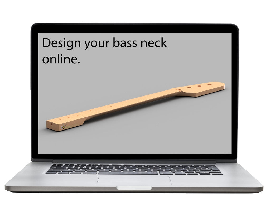 CUSTOMISABLE BASS NECK-Bass Neck - Customisable-Guitarbuild