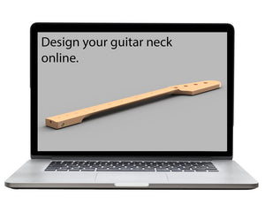 24 3/4" SCALE CONVERSION GUITAR NECK-Guitar Neck - Customisable-Guitarbuild