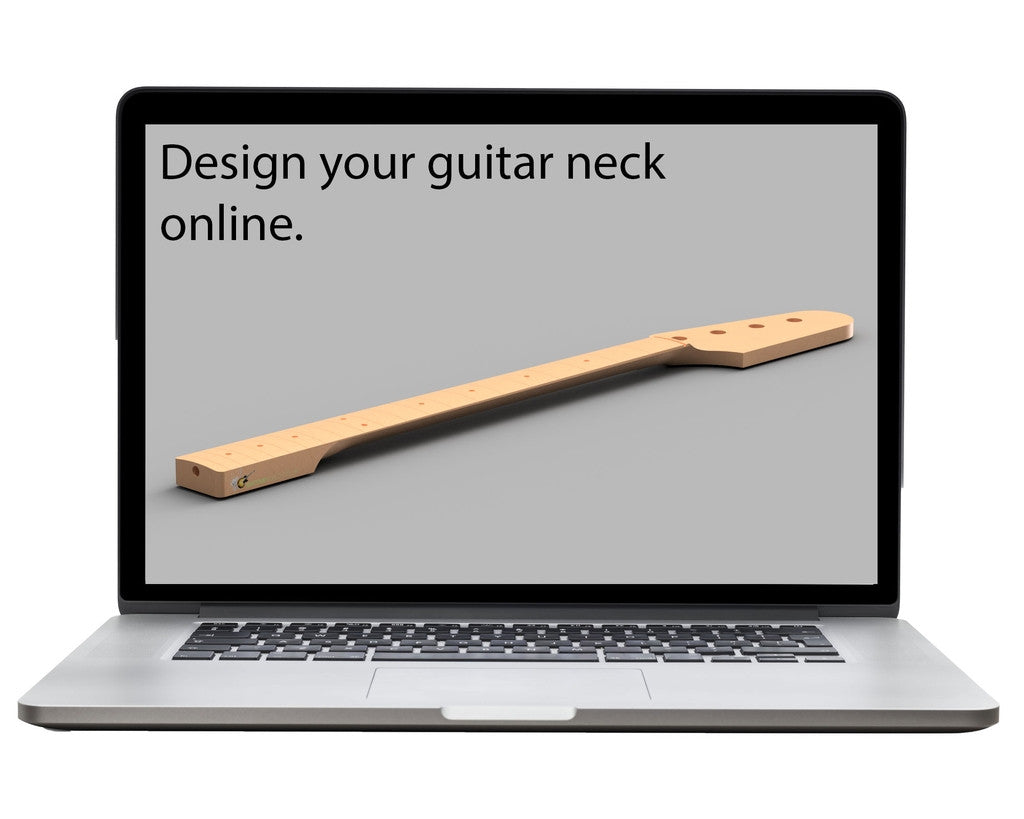 25.5" SCALE GUITAR NECK-Guitar Neck - Customisable-Guitarbuild