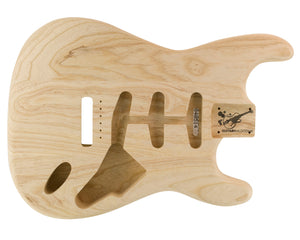 SC SSS BODY - 1960's 3pc Swamp Ash 1.8 Kg - 840514-Guitar Bodies - In Stock-Guitarbuild