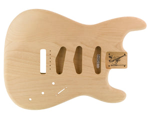 SC SSS BODY - NSP 3pc Alder 1.7 Kg - 840521-Guitar Bodies - In Stock-Guitarbuild