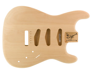 SC SSS BODY - NSP 3pc Alder 1.6 Kg - 840569-Guitar Bodies - In Stock-Guitarbuild