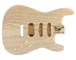 SC HSS BODY - NSP 2pc Swamp Ash 1.6 Kg - 845755-Guitar Bodies - In Stock-Guitarbuild